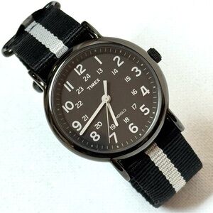 Timex Weekender Indiglo 38mm Men's Black Watch T2N889